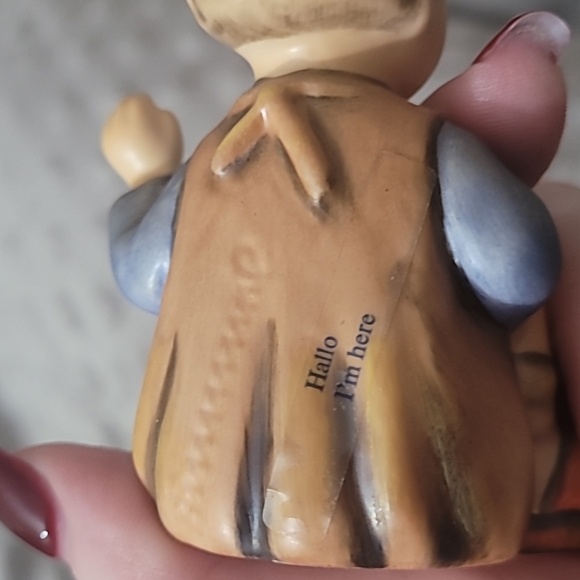 Hallo I'm here Salut vintage Goebel Hummel 478 1987 - Picture 10 of 17